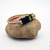 Paracord katten halsband Roze groen S