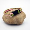 Paracord katten halsband Roze groen S