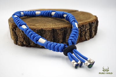 Pure & Wild Anti Teken Vlooien Honden Halsband Blauw L