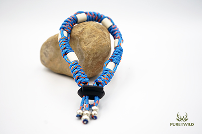 Pure & Wild Anti Teken Vlooien Honden HalsbanPure & Wild Anti Teken Vlooien Honden Halsband Blauw Neon Oranje S