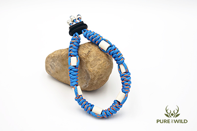 Pure & Wild Anti Teken Vlooien Honden HalsbanPure & Wild Anti Teken Vlooien Honden Halsband Blauw Neon Oranje S