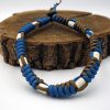 Pure & Wild Anti Teken Vlooien Honden Halsband Blauw Taupe L