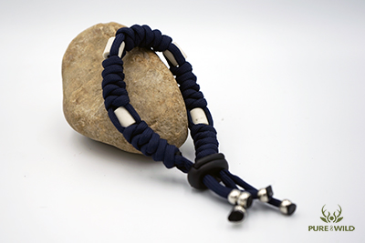 Pure & Wild Anti Teken Vlooien Honden Halsband Donker Blauw S