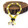 Pure & Wild Anti Teken Vlooien Honden Halsband Geel Paars gemeleerd L