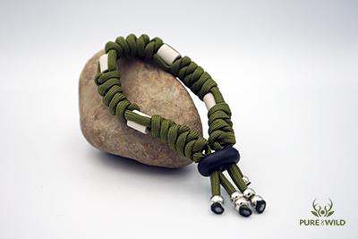 Pure & Wild Anti Teken Vlooien Honden Halsband Groen S