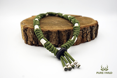 Pure & Wild Anti Teken Vlooien Honden Halsband Groen XXL