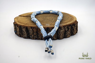 Pure & Wild Anti Teken Vlooien Honden Halsband Licht Blauw XXL