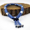 Pure & Wild Anti Teken Vlooien Honden Halsband Paars Blauw Gemeleerd L