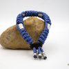 Pure & Wild Anti Teken Vlooien Honden Halsband Paars Blauw Gemeleerd S