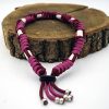 Pure & Wild Anti Teken Vlooien Honden Halsband Roze Burgundy L