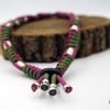 Pure & Wild Anti Teken Vlooien Honden Halsband Roze Groen XXL