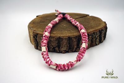 Pure & Wild Anti Teken Vlooien Honden Halsband Roze XL