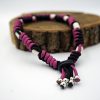 Pure & Wild Anti Teken Vlooien Honden Halsband Zwart Roze L