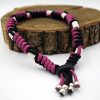 Pure & Wild Anti Teken Vlooien Honden Halsband Zwart Roze L