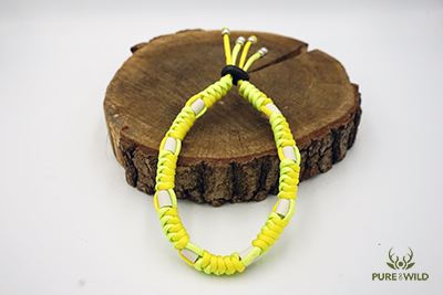 Pure & Wild Anti Vlooien Teken Honden Halsband Neon Groen Geel L