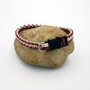 Pure & Wild Katten Halsband Bordeaux Creme L