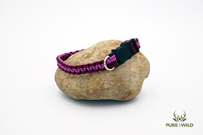 Pure & Wild Katten Halsband Bordeaux Roze XLPure & Wild Katten Halsband Bordeaux Roze XL