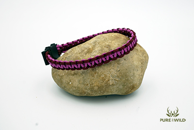 Pure & Wild Katten Halsband Bordeaux Roze XL