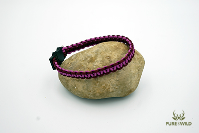 Pure & Wild Katten Halsband Bordeaux Roze XL