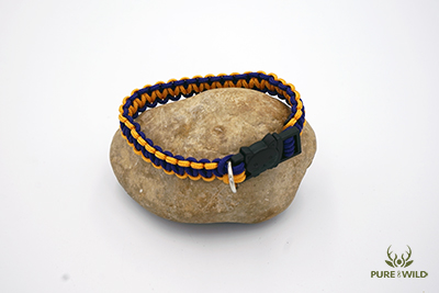 Pure & Wild Katten Halsband Oranje Paars M