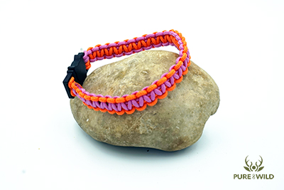 Pure & Wild Katten Halsband Oranje Roze L