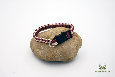 Pure & Wild Katten Halsband Roze Bordeau S