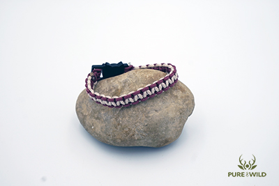 Pure & Wild Katten Halsband Roze Bordeau S