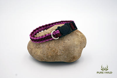 Pure & Wild Katten Halsband Roze Bordeaux S