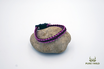 Pure & Wild Katten Halsband Roze Bordeaux S