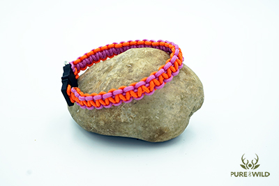 Pure & Wild Katten Halsband Roze Oranje L