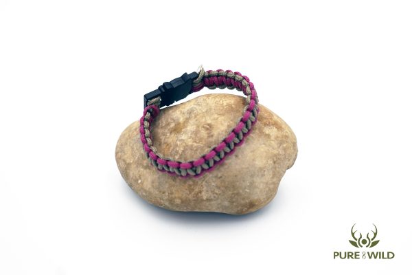 Pure & Wild Katten Halsband Roze Taupe S