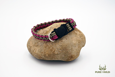 Pure & Wild Katten Halsband Roze Taupe S