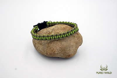 Pure & Wild Katten Halsband Taupe Groen L