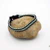 Pure & Wild Katten Halsband Zwart Groen L