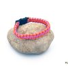 Pure & Wild paracord katten halsband Oranje Roze S