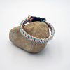 Pure & Wild paracord katten halsband turquoise zalm S